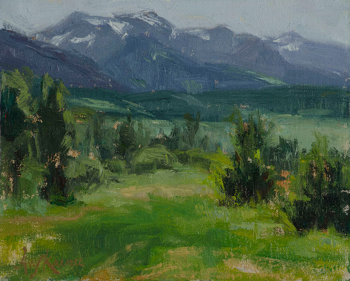 Alta Legacy, 10x8, oil on linen board